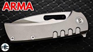 The Most Affordable OVERBUILT Titanium Framelock? Miguron Arma Folding Knife - Full Review