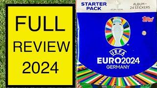 Topps UEFA Euro Germany 2024 Sticker Starter Pack ( Review)