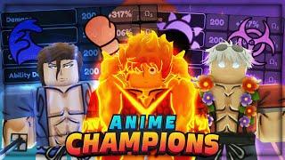 ️Making My STRONGEST GODLY Ω5 "SUMMER" Units in Anime Champions Simulator