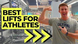 How College Athletes workout in the Gym - Olympic Lifts