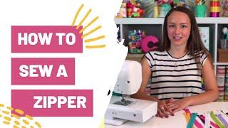 HOW TO SEW A ZIPPER | SEWING FOR BEGINNERS