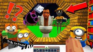 I FOUND REAL SKIBIDI TOILET CATNAP ZOONOMALY MONSTER CHASING ME & MINION IN MINECRAFT FUNNY GAMEPLAY