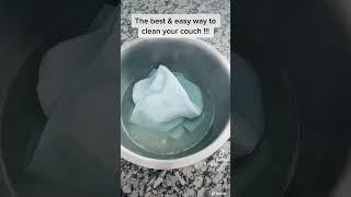 How to clean your couch/ Sofa /How to clean white couch #cleaning #shorts #hacks #cleanwithme #fyp