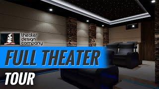 Home Theater Build - Audiocontrol, Klipsch, Fabric Walls, Star Ceiling, and LED Lighting.