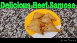 Beef Samosa Recipe (Step By Step) | How To Make Beef Samosa (Arabic Style (At Home) | Simple/Easy