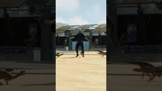 Segisaurus scram after attacking worker! #jurassicworldevolution2 #jwe2 #jurassicworld