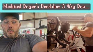 Modified Rogers Athletic Pendulum 3 Way Row