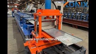 Floor decking - KONIX floor decking roll forming machine | C Channel Roll Forming