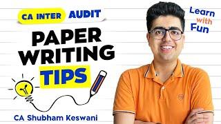 CONFIDENCE YOU NEED | CA Inter Audit Paper Writing Tips | CA Shubham Keswani (AIR 8)