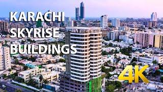 Karachi Skyline Montage Aerial 2022 Part 4 - 4K Ultra HD - Karachi Street View