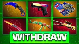 I WITHDREW A BRAND NEW INVENTORY FROM CSGOROLL!