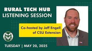 Rural Tech Hub Listening Session, May 2025