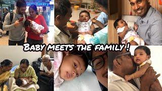 BABY MEETS FAMILY! / TELUGU VLOGS IN HYDERABAD / POOJITHA REDDY