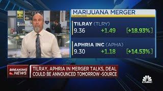 Cannabis companies Tilray, Aphria in merger talks, deal could be announced tomorrow