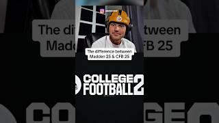 Madden 25 vs CFB 25 #shorts