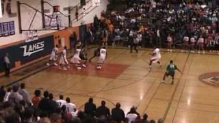 1-15-2010  Clover Park  Warriors Boys Basketball game highlights vs Lakes Lancers.mpg