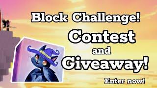 Block Challenge and GIVEAWAY! It's Contest time!! Watch for details!