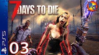 Let's Play 7 Days to Die PS5 | Co-op Multiplayer Gameplay Episode 3 | Bob's Boar Barn (P+J)