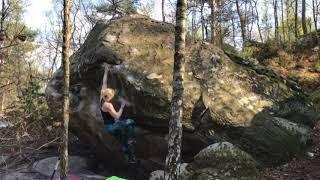 Cross-fit (direct) 7a+ - Rocher du Télégraphe