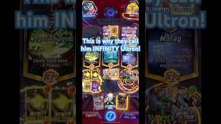 The biggest Infinity Ultron pop off! #marvelsnap #highvoltage #overdrive #nolucksgiven