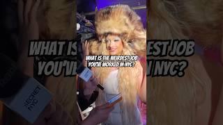 Drag Queens answer: What is the weirdest job you’ve worked in NYC? ️‍ #nyc #shorts