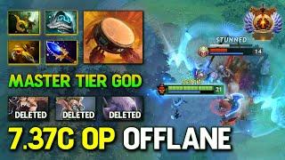 7.37C OP OFFLANE Beastmaster Aghs Scepter + Shiva's Guard Build 100% Show no Mercy 7.37c DotA 2