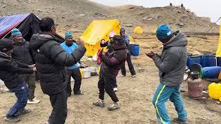 Sherpas High Altitude Celebration Dance in Nepal  on 5200m altitude with Deniz Kayadelen