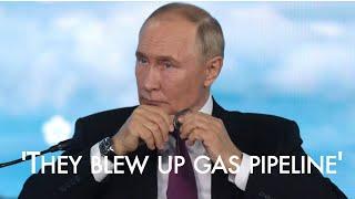 Putin on gas pipeline, energy, Kursk, peace talk with Ukraine and possible mediators