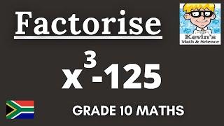 10) Difference of Cubes Grade 10