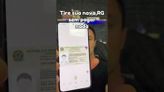 Como tirar o novo RG sem pagar nada! #dicas #truques #tutoriais #guicassiri