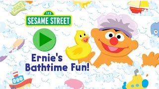 SESAME STREET : Ernie's Bathtime Fun ⭐ PBS KIDS GAME (Mini explorers zone)