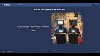 MACI Starter Kit Demo | BuidlGuidl