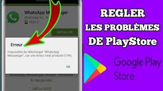 Comment régler Play Store refuse de télécharger une application