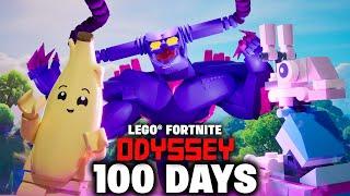 I Spent 100 Days in LEGO Fortnite Odyssey... Here's What Happened