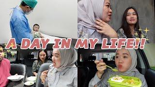 A DAY IN MY LIFE EP.6 | NEMENIN ANAK IMUNISASI!! KUAH SOTO TUMPAH DI MOBIL!! BAUUU BANGEET!!