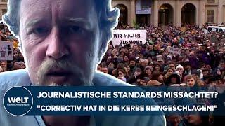 "CORRECTIV"-KORREKTUR: Journalistische Standards missachtet? Zweifel an objektiver Berichterstattung