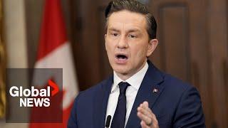 Poilievre says Trump "stabbed America's best friend in the back" by putting tariffs on Canada | FULL