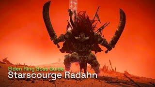 How To Defeat Starscourge Radahn - Elden Ring Boss Gameplay Guide