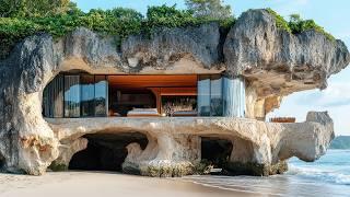 10 Amazing Homes Built Into Rocks: The Most Unique House, Traditional, Modern, Cave Design