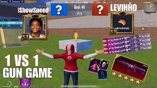 BEST FUNNYWOW GAMEPLAY WITH |ShowSpeed AND LEVINHO1VS1 GUN GAME DEATH MATCHSAMSUNG,A7,A8,J4J5,36