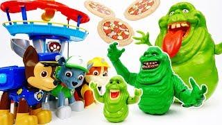 Slimer Is Getting Bigger~! Go Paw Patrol, Arrest Him~! - ToyMart TV