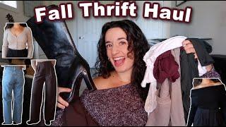 Fall Thrift Haul: Stylish Autumn Pieces & Cozy Finds for Capsule Wardrobe