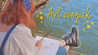 Art Magick and how to do it  || Part 1 Enchanted Endeavours Ep. 26   Harmony Nice 