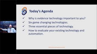 Evidence Management Webinar Series Episode 6: Technology in Evidence Management