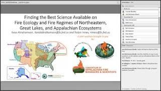 Finding the Best Science Available on Fire Ecology and Fire Regimes in Eastern Ecosystems