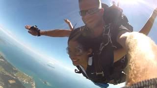 Akansha's First Tandem Skydive over the beautiful Fiji Islands