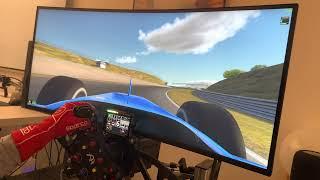 Ascher Racing Dashboard 4" iRacing Williams F1 @ Zandvoort