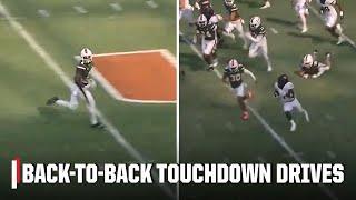 PICK-SIX FOLLOWED BY A KICKOFF RETURN TD  | ESPN College Football