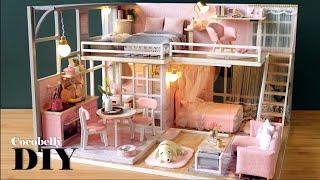 Dream Loft Apartment | DIY Miniature Dollhouse Crafts | FlexiSpot E7 Pro Standing Desk