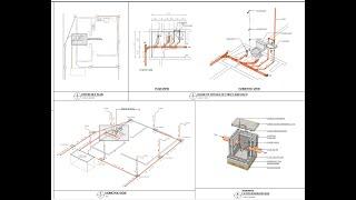 SketchUp Layout Plumbing Sewer Isometric Series Part-2